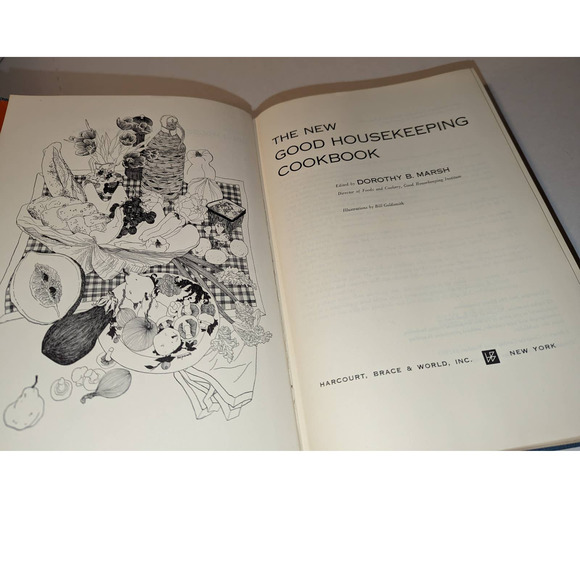 Vintage 1963 Good Housekeeping Cookbook HC First Edition Old School Recipes - Picture 2 of 12